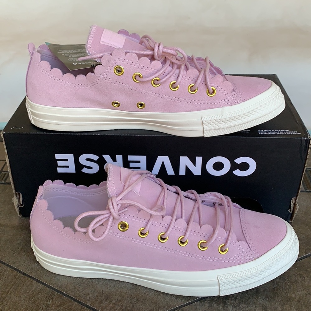 CONVERSE CTAS OX PINK FOAM/GOLD/EGRET WMNS - Picture 3 of 14